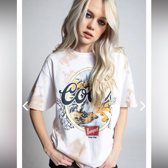 Recycled Karma Coors Banquet Graphic T-Shirt - Picture 2 of 9